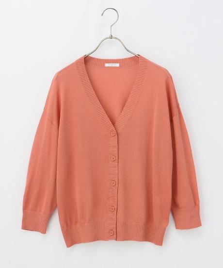 出所：ハニーズ公式通販 7分袖Vネックカーデ