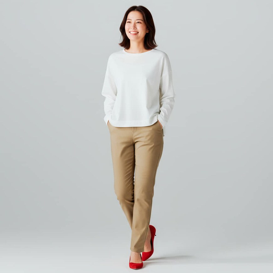 出所：ワークマン公式　レディースソロテックス（R）使用サイドスリットロングスリーブ