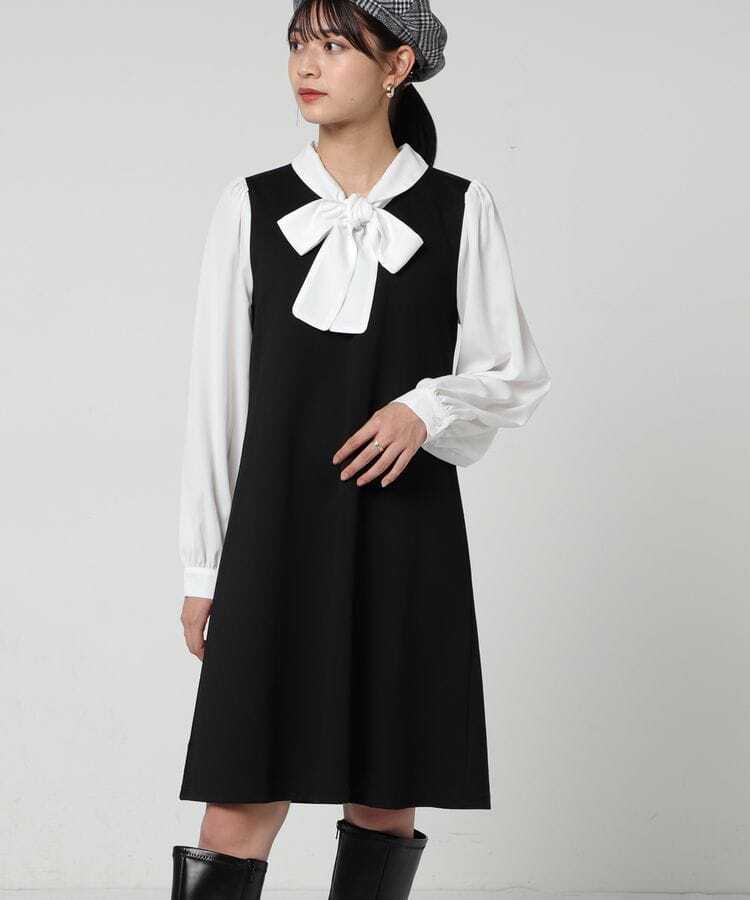出所：Honeys Online Store ボウタイワンピース