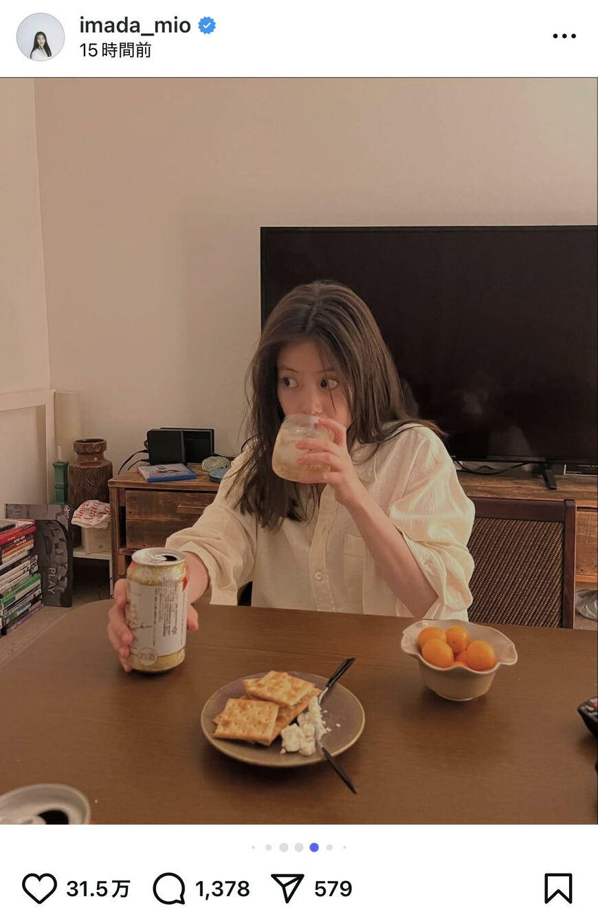 出所：今田美桜のInstagram（＠imada_mio）参照日：2025年8月6日