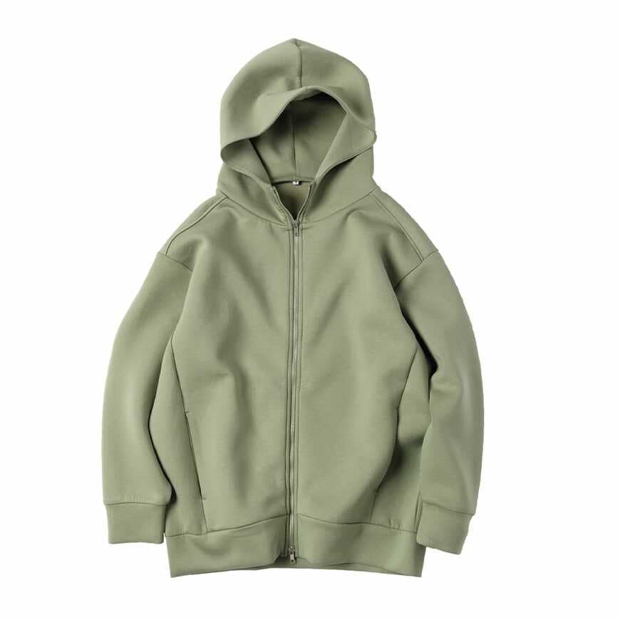 出所：ワークマン公式　レディースストレッチライトコクーンジップパーカー