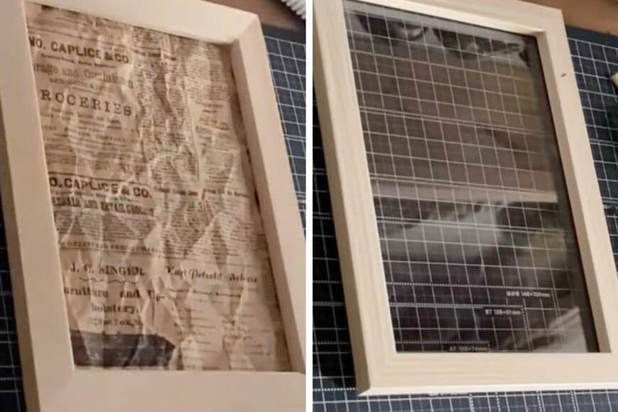 【クリスマスDIY】シンプルな〈フォトフレーム〉→華やかで可愛い〈クリスマスツリー&リース〉に大変身！