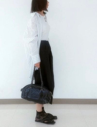 【66歳マダム】〈GUのメンズハーフパンツ〉でおしゃれな4種の大人カジュアルコーデを披露　「大人のおしゃれが素敵」