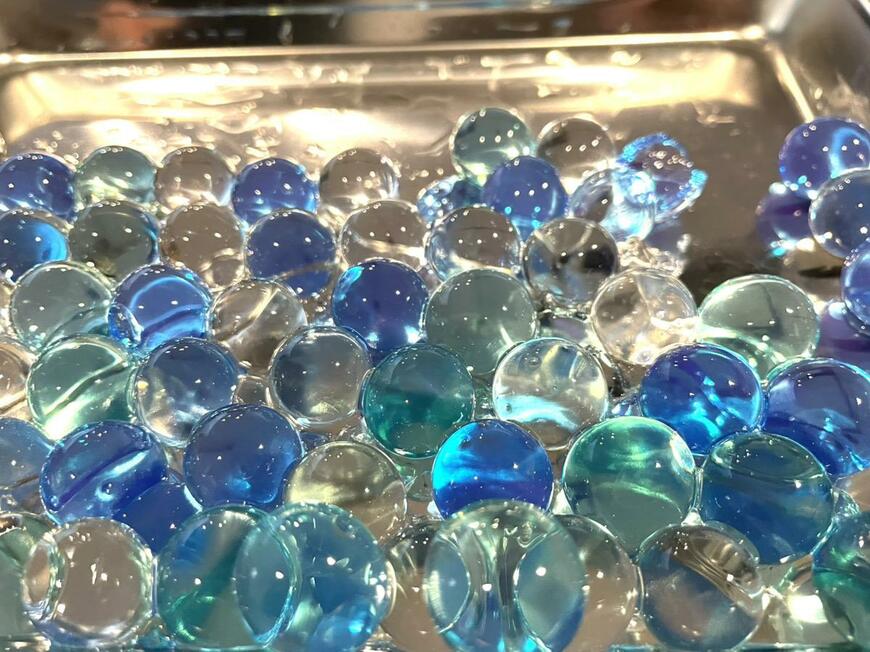 キャンドゥ「プラントビーズ ブルーグリーン」