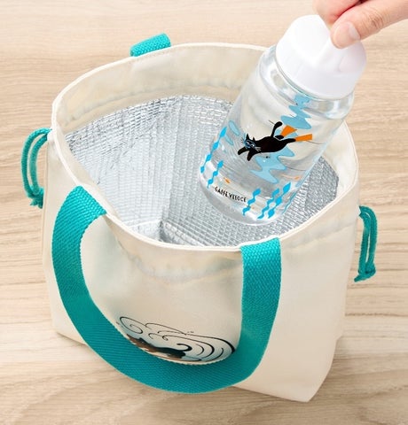 C-United株式会社公式　カフェ・ベローチェ　黒ねこサマーバッグ 2024　保冷バッグ