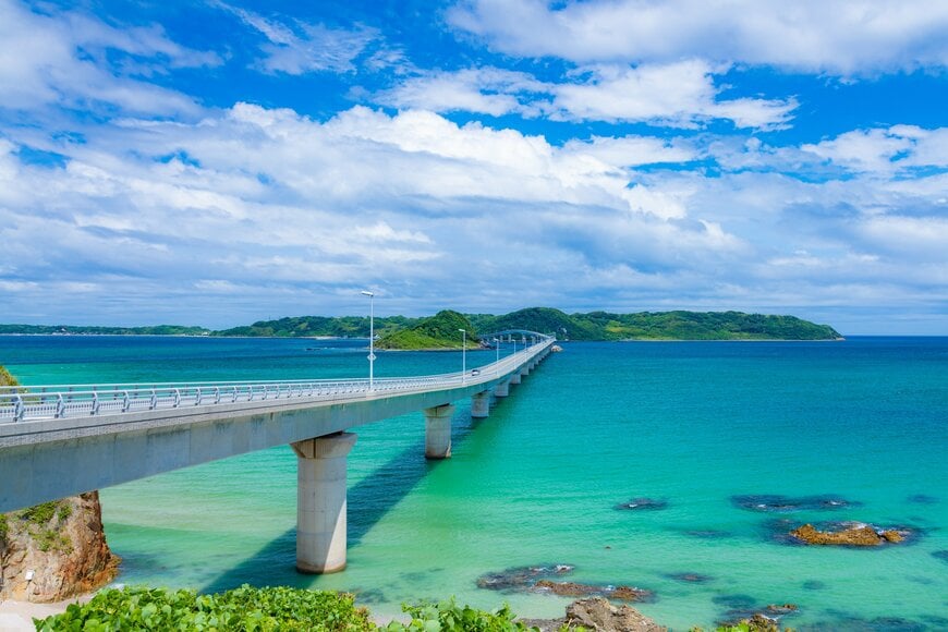 山口県の角島大橋