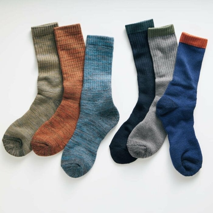 コストパフォーマンス抜群の「シン・ホッとする靴下先丸 3足組」