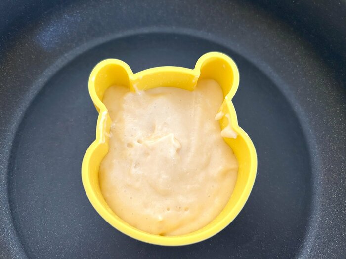 生地は7分目くらいまで入れるのがポイント!