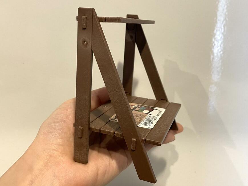 インテリア2段棚　ブラウン