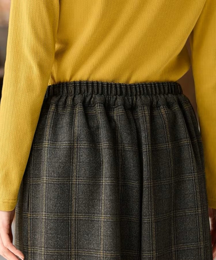 ハニーズ公式　チェック柄ガウチョパンツの画像