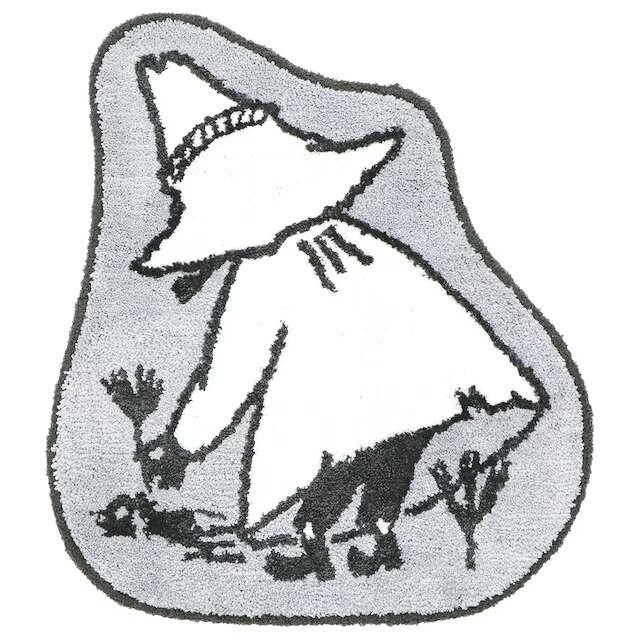 ムーミン アクセントマット こっち向いてスナフキン