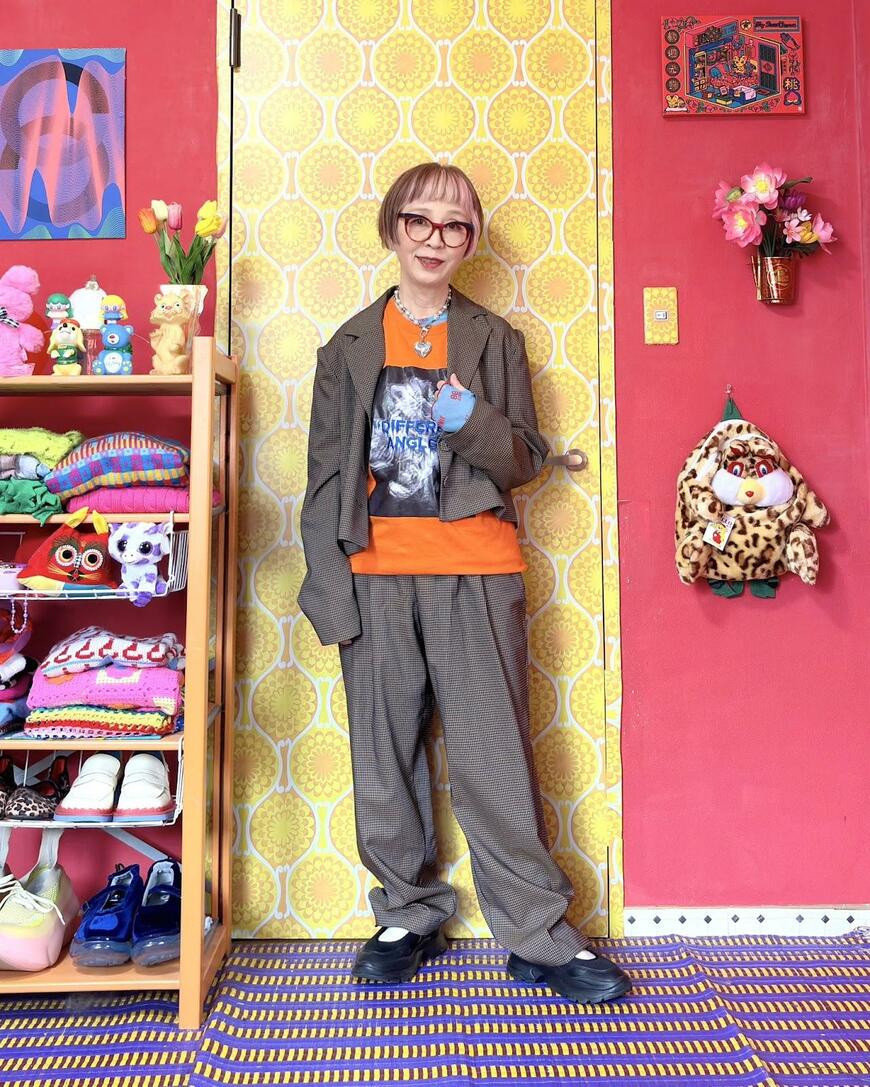 60代女性のおしゃれなファッション