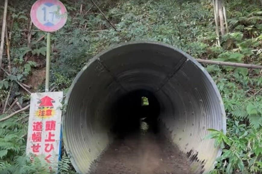 トンネルの中の様子
