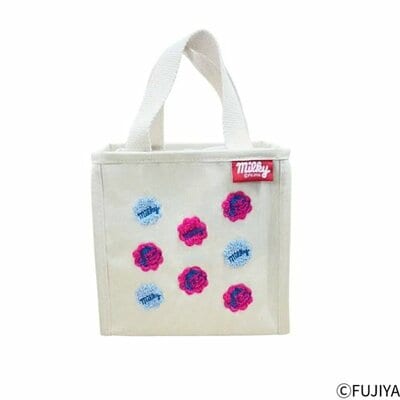 不二家ミルキー さがら刺繍ランチバッグ 保冷保温機能付き