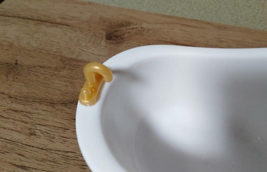 筆者撮影（セリア、ラッピングケース バスタブ モノクロ）