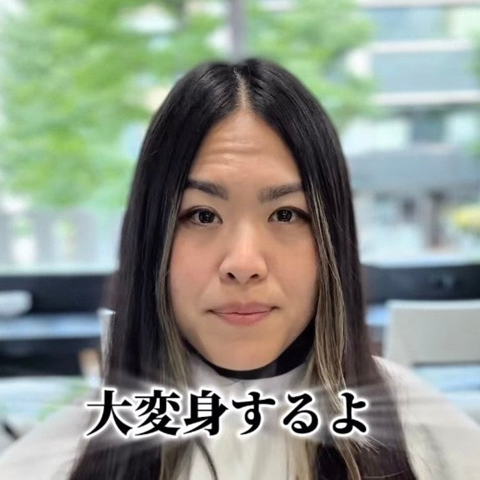 「カラーを活かしてカットで変身したい！」という女性がレイヤーカットで大胆イメチェン！「めちゃくちゃ垢抜けた！」と大反響