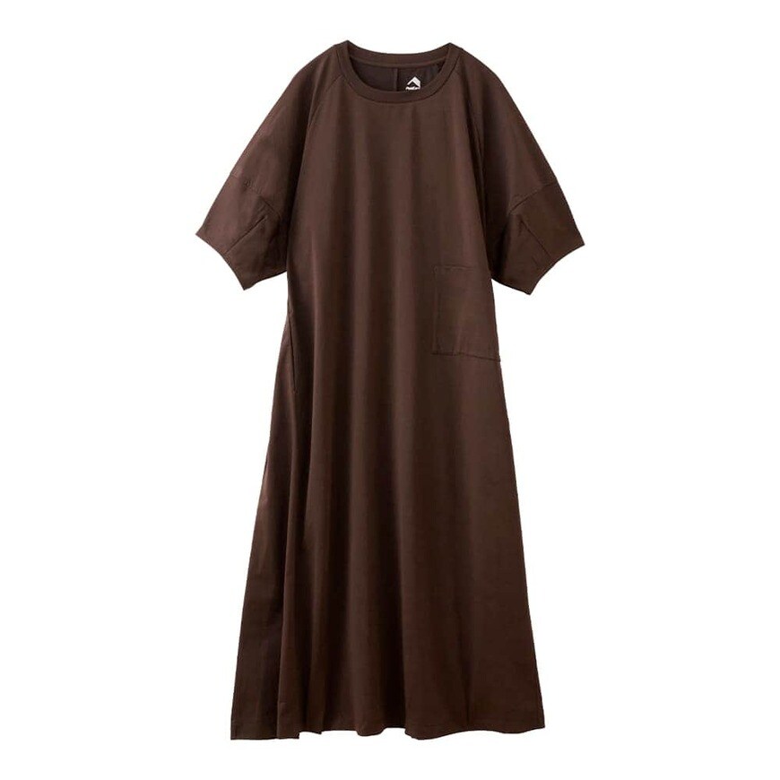 出所：ワークマン公式　レディースドライサイドポケットランタンスリーブワンピース