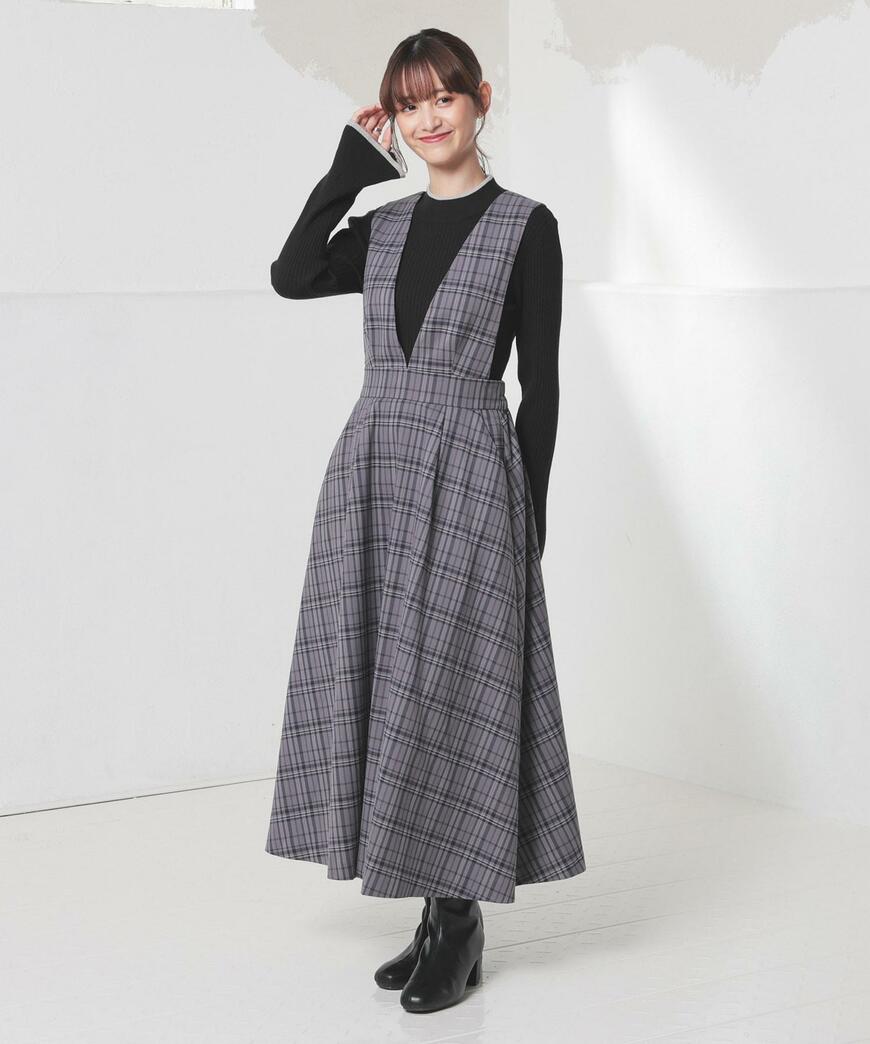 ハニーズ、Vネックジャンスカ画像