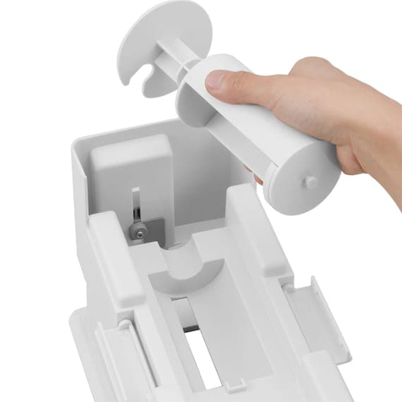 出所：ニトリ公式　計量米びつ ホワイト 計量単位1合