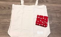 【100均】セリアのカットクロスでユニクロ290円のトートバッグをリメイク！“フタ”付きエコバッグに約9万3000回再生「簡単なのに高見え」の声