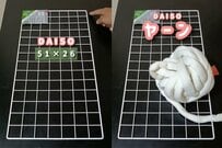 【100均DIY】ダイソーのワイヤーネット×ヤーンで「ぬいぐるみ収納」が完成　超簡単なDIYに「やってみようかなぁ」