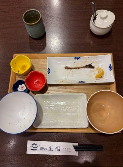 見事に綺麗な食べ方です！