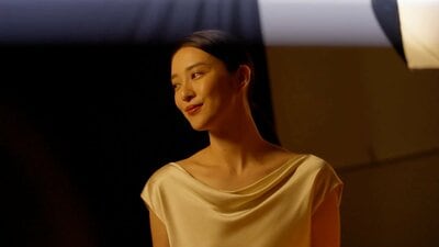 武井咲の撮影中オフショット