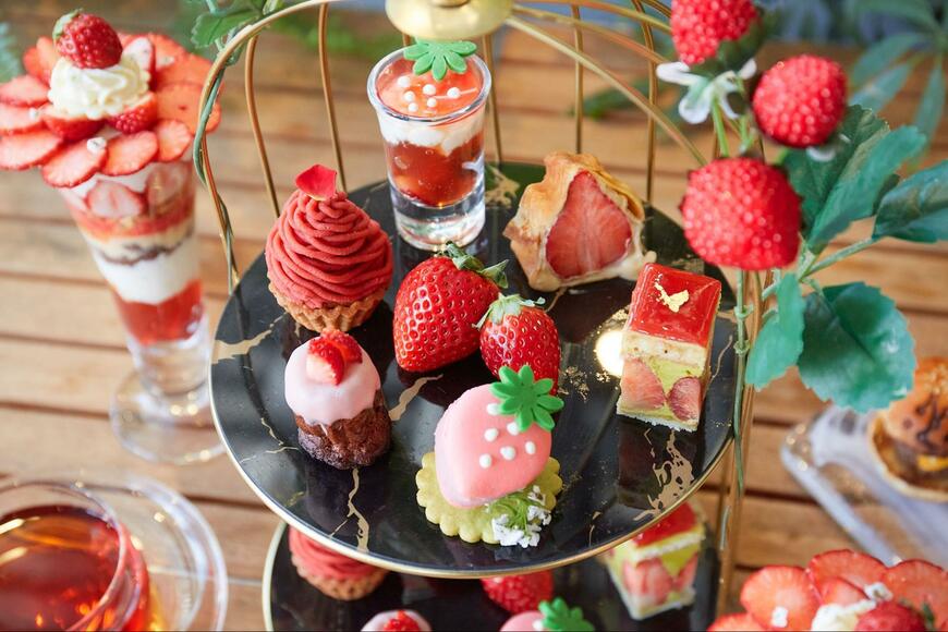 出所：株式会社バルニバービ「【いちご尽くしのアフタヌーンティー】埼玉県産ブランドいちご・あまりんを使った「プレミアム・ストロベリーアフタヌーンティー」ミヤシタパーク３F「NEW LIGHT」で1月15日（月）より販売スタート」（2024年1月11日）PR TIMES