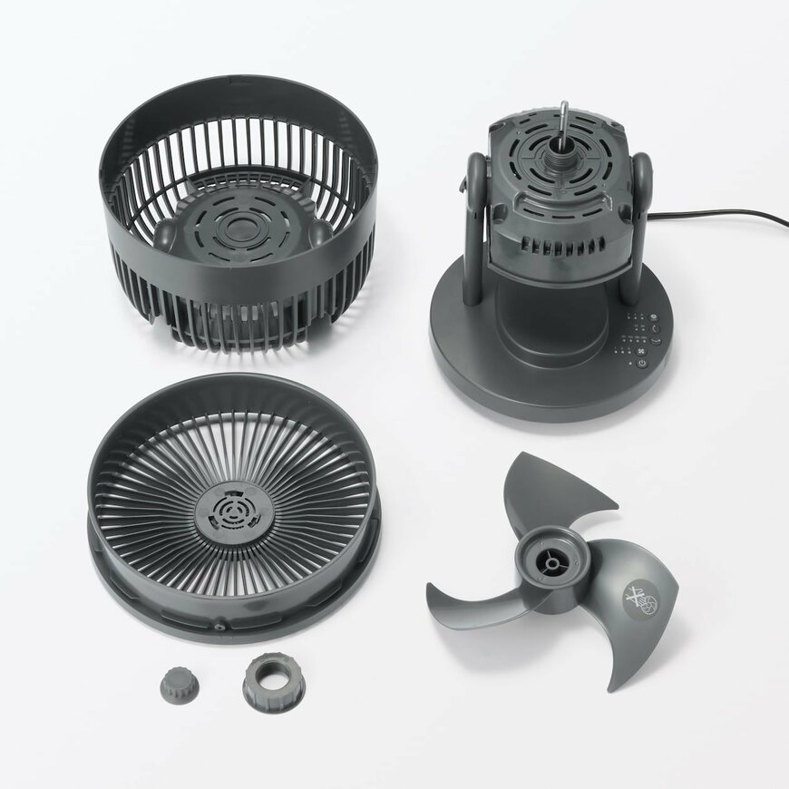 出所：無印良品公式　３６０度首振り機能付きサーキュレーター６畳