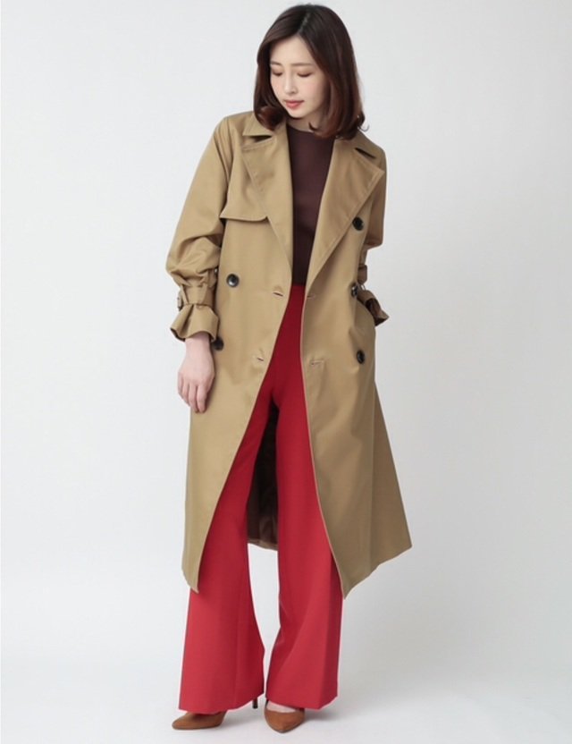 GOUT COMMUN - 交織チノオーバートレンチコート ¥38,880（税込）