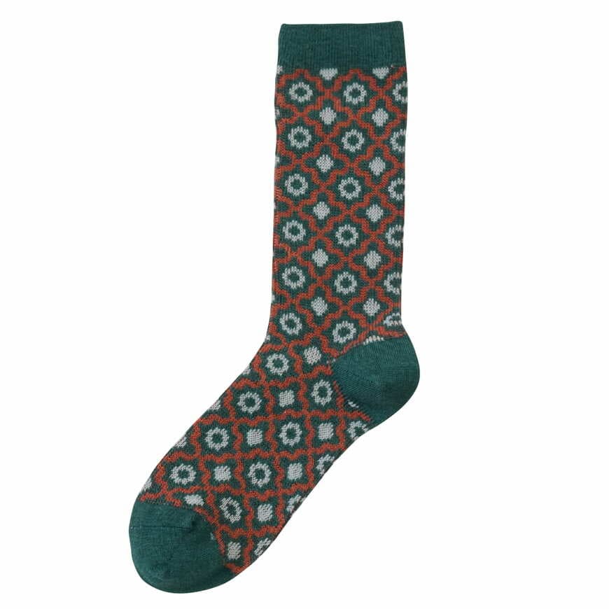 出所：ワークマン公式　レディースシティメリノジャカードソックス 先丸1足