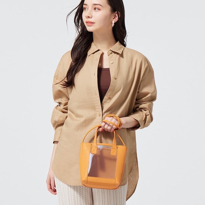 出所：GU公式ファッション通販サイト クリアミニショルダーバッグ