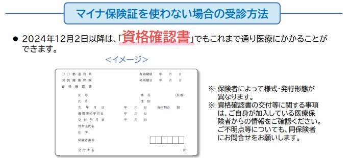 出所：デジタル庁「健康保険証は12月2日以降 新たに発行されなくなります」（令和6年11月時点）
