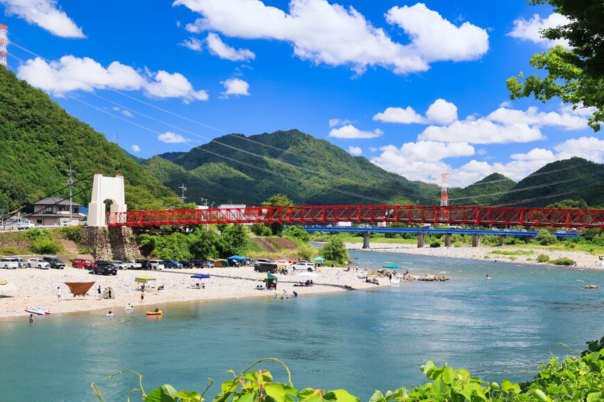 美濃市の長良川