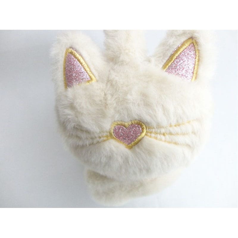 キャン★ドゥ　ネコイヤーマフ　アイボリー