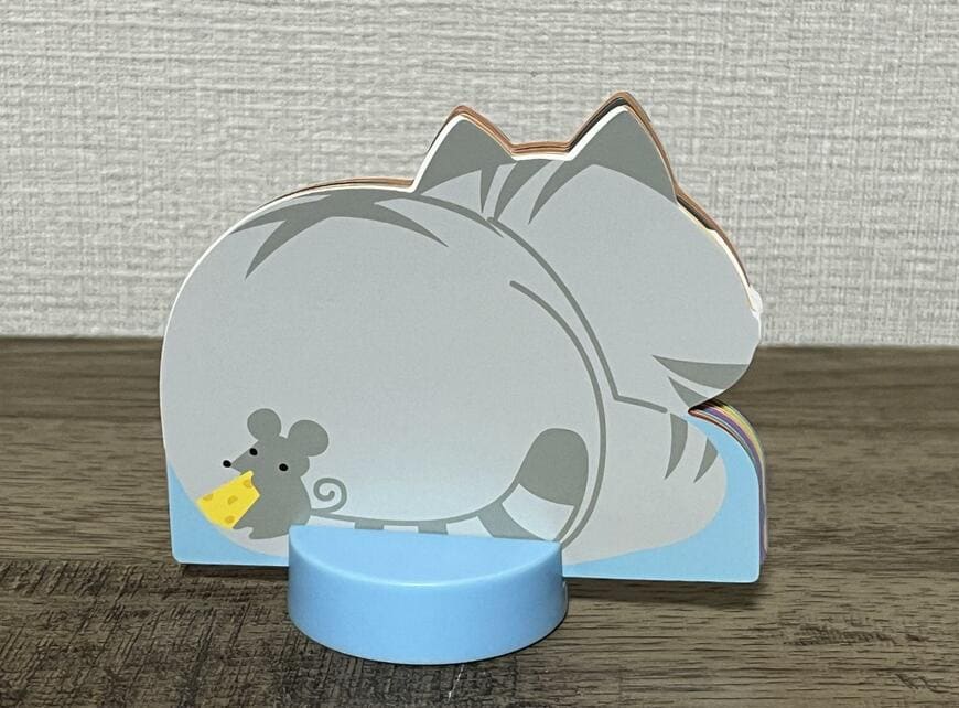 ダイソー、アニマルダイカットカレンダー（ねこ）商品画像