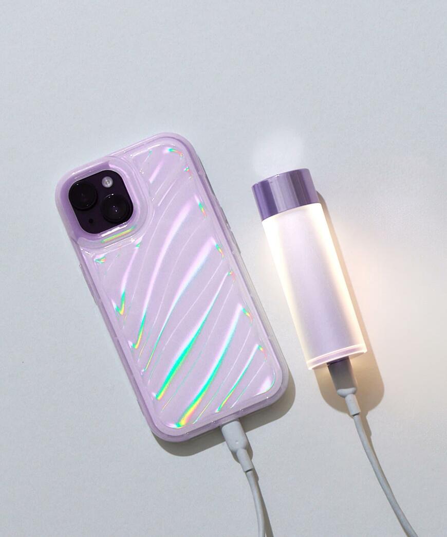 3COINS LED付きモバイルバッテリー画像