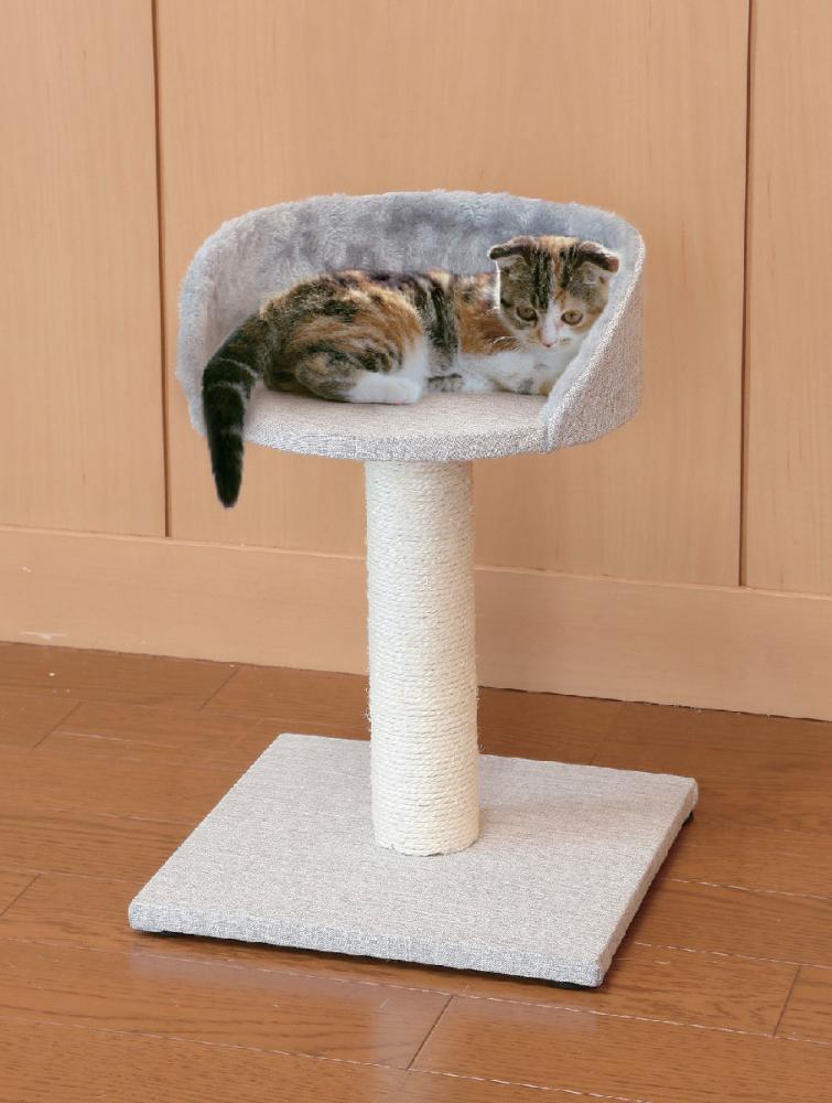 Petami　キャットステーション　43cm　ライトグレー