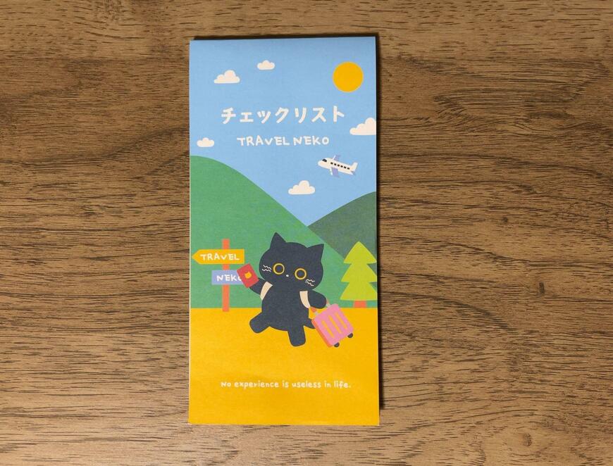 セリア、メモ チェックリスト トラベルネコ 30枚商品画像