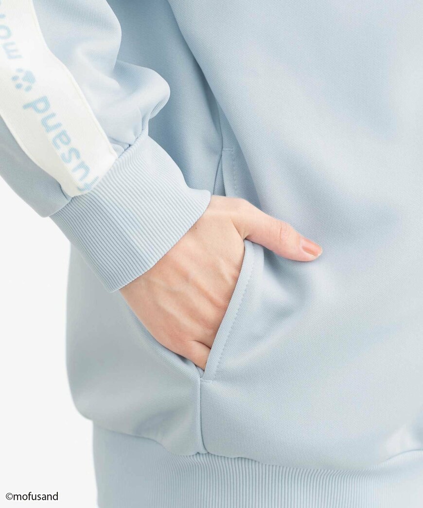 ハニーズ公式　mofusand／トラックジャケット（サックス）（ポケット）