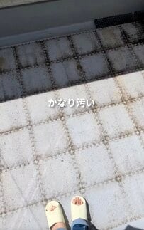 【ベランダDIY】汚れが目立つ「ベランダ」を丸洗い→ピッカピカの美しい仕上がりが気持ちいい！