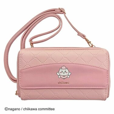 ちいかわ　マルチクロス　未使用品　ピンク　しまむら ちいかわのスマホポシェット」しまむらで予約開始！5390円でお財布と