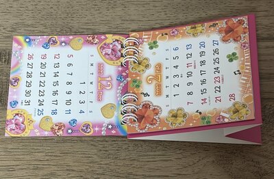セリア、SJI-63403 カレンダー2027卓上ミニ平成レトロ柄商品画像