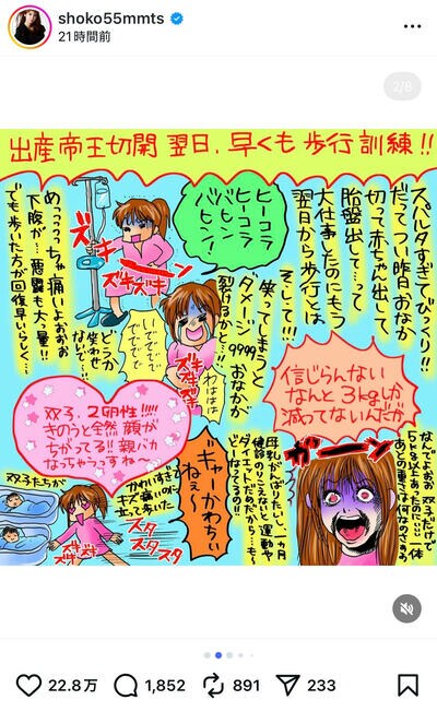 中川翔子のInstagram投稿