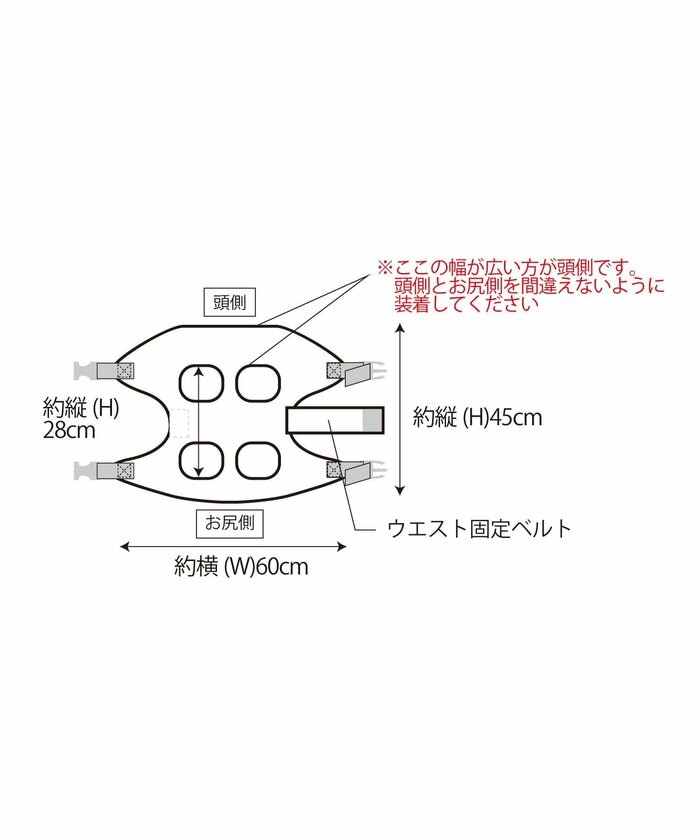3COINSの爪切る時用ハンモック商品解説画像
