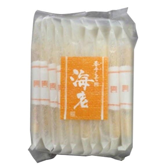 もち生地の風味と素材の味が楽しめる米菓「香季もち」