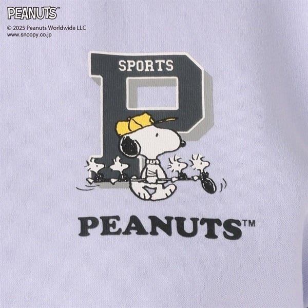 イオンで購入できる「PEANUTS SPORTS 裏起毛スウェット」