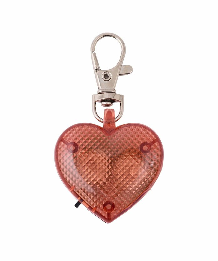 可愛らしい赤いハートのデザインが特徴です