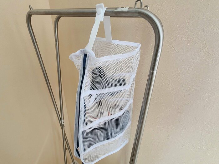 洗濯機から出したあと、そのまま干せる