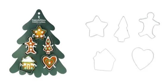 クリスマスモチーフの「クッキーカッター」